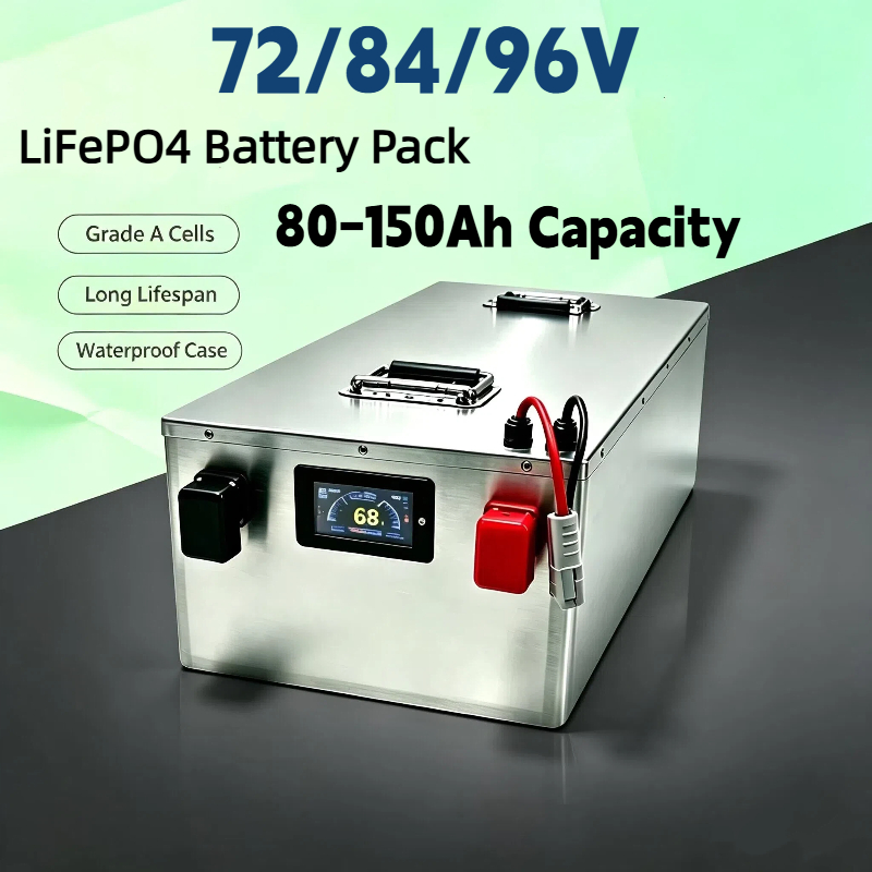 Lifepo4 72V 100Ah Battery Pack Ev - Paket Baterai LIFEPO4 dengan BMS 72V