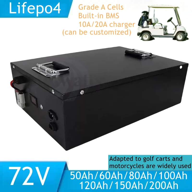 Lifepo4 72V 100Ah Battery Pack Ev - Paket Baterai Lifepo4 72V dengan Aplikasi
