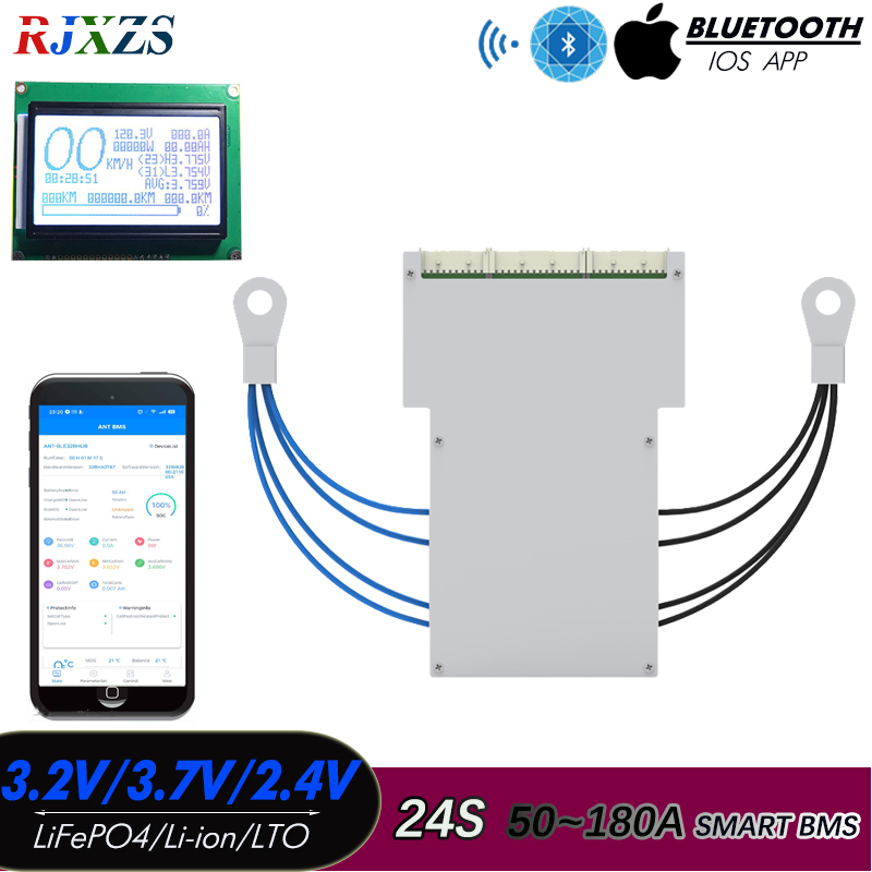 Smart Bms 24S 200A Bluetooth Lifepo4 - 8S hingga 20S 22S 24S SMART