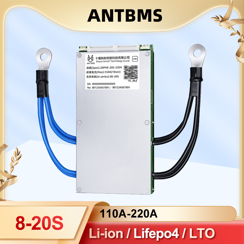 Smart Bms 24S 200A Bluetooth Lifepo4 - ANT Smart BMS 8S-20S dengan WiFi