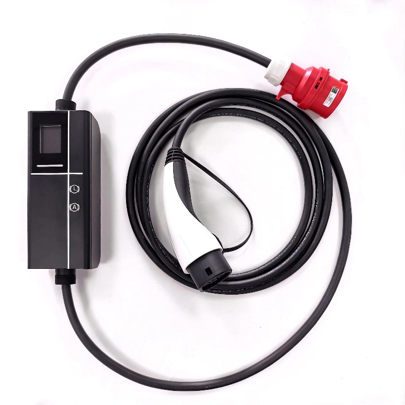 Stasiun Pengisian Daya Mobil L - Type 2 Portable Ev Charger 11Kw Cee ulasan dan harga