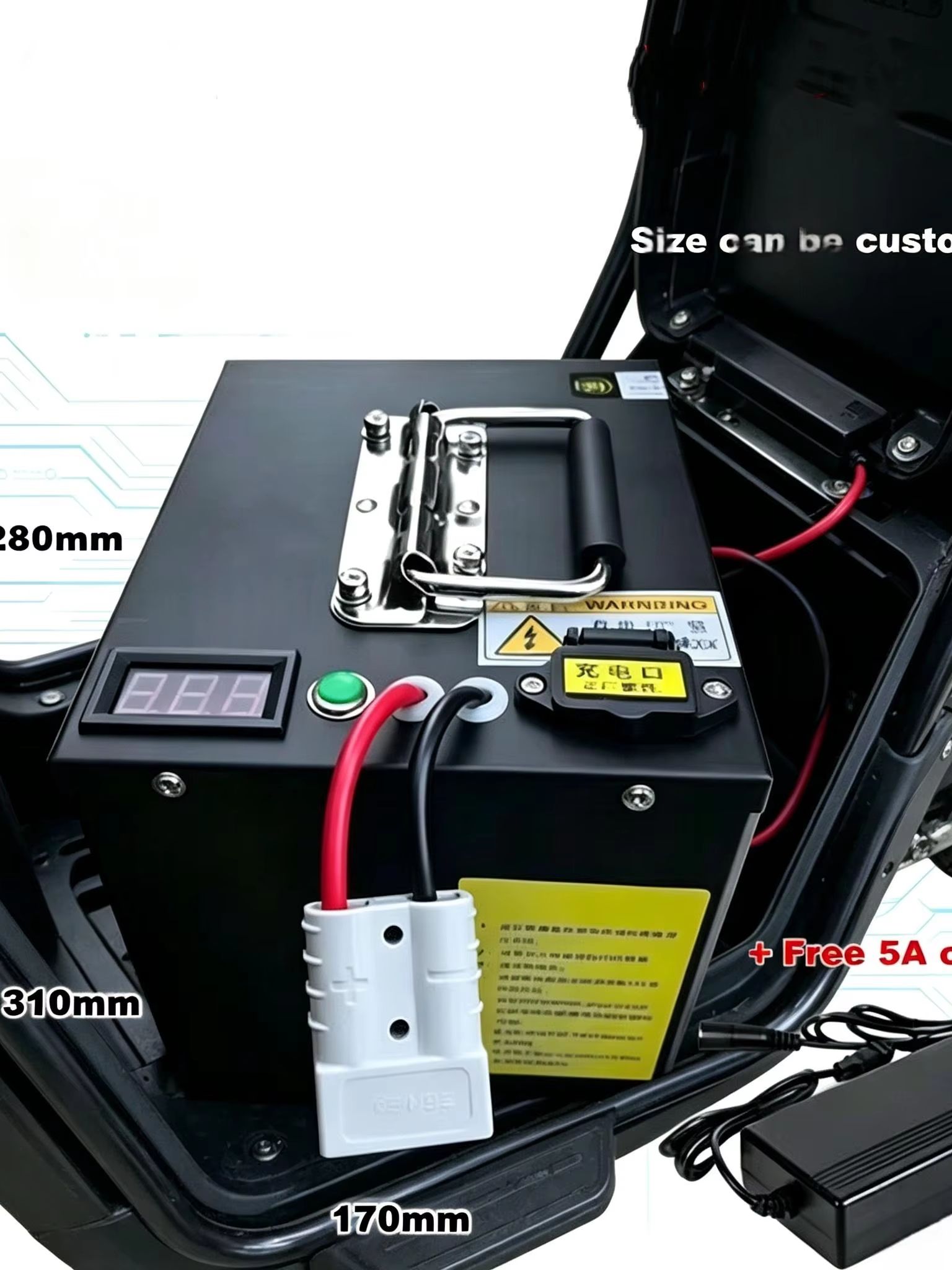 Paket Baterai Lithium Lifepo4  - Lifepo4 72V 100Ah Battery Pack Ev ulasan dan harga