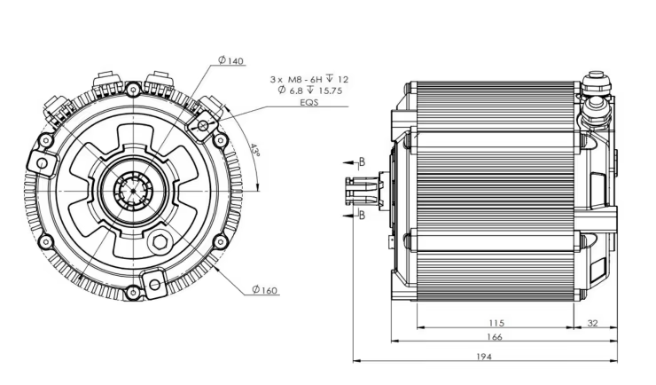 SiAECOSYS D133A-65 5000W 72V K - Mid Drive Motor Kit 72V 5000W ulasan dan harga