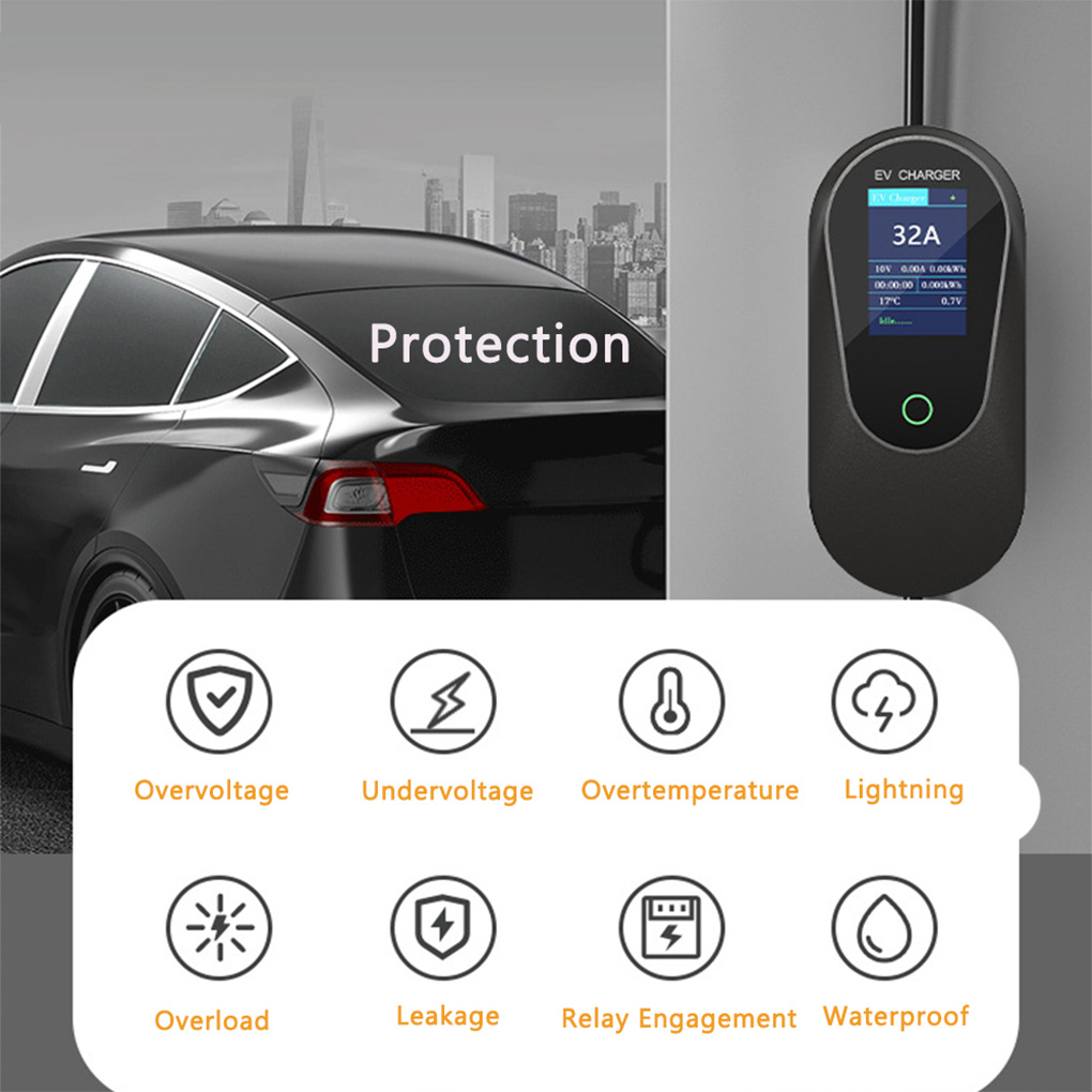 Pengisi Daya EV Portabel Tipe- - Ev Charger Type 2 22Kw 32A 3 Phase ulasan dan harga