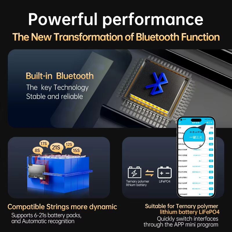 JBD BMS 16S 48V Lifepo4 200A T - Smart Bms 24S 200A Bluetooth Lifepo4 ulasan dan harga
