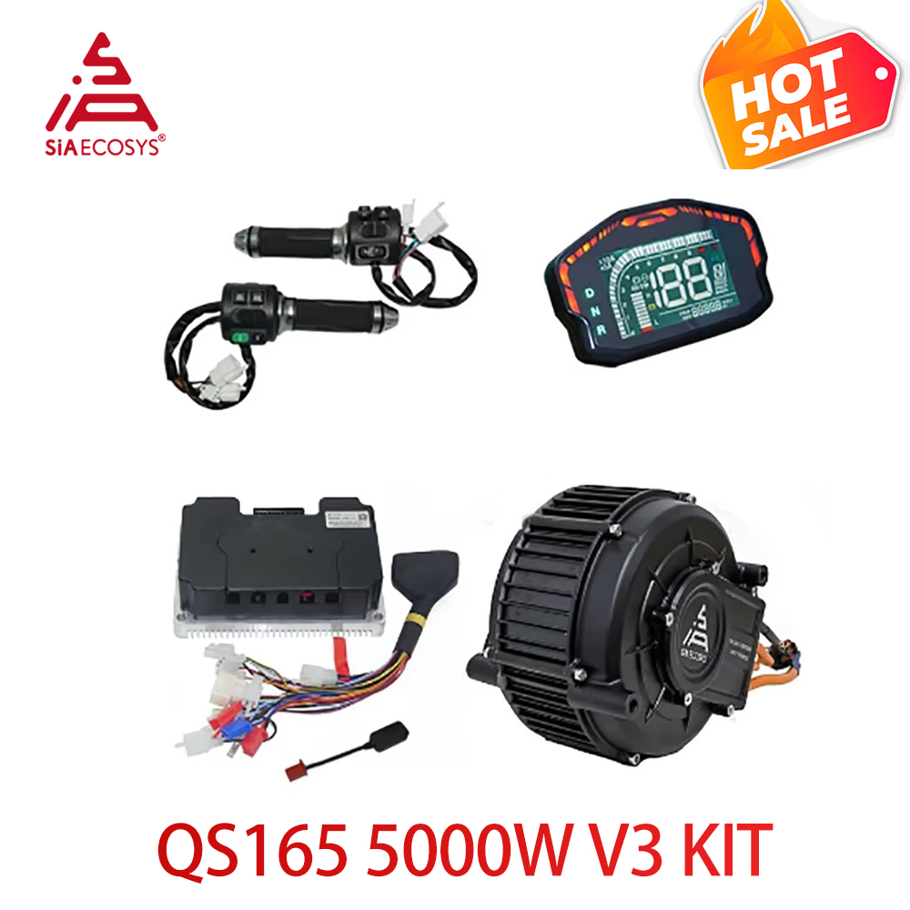 Kit Motor Mid Drive QS165 V2 5 - Mid Drive Motor Kit 72V 5000W ulasan dan harga