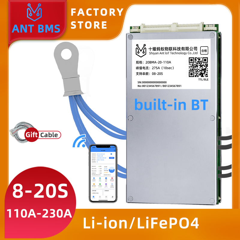 ANT Smart Balance BMS 8S-20S d - Smart Bms 24S 200A Bluetooth Lifepo4 ulasan dan harga